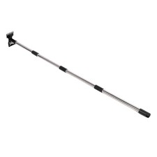 Weed Puller Tool Long Handle Standing Detachable 2 In 1 Hand Weed Rake Action
