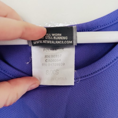 New Balance Activewear Tank Top Pink Purple AU8 XS Women’s - Picture 4 of 5