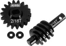 18T Underdrive Worm Differential Axle Steel Gears for Axial SCX24 AX24 C10 JLU G