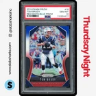 2019 PANINI PRIZM #18 TOM BRADY RED WHITE BLUE PSA 10
