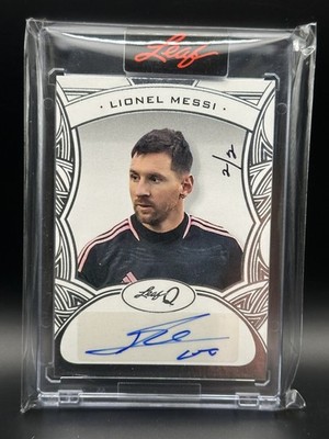 2024 Leaf Q Whatnot Exclusive Lionel Messi Silver BA-LM1 Autograph 2/2