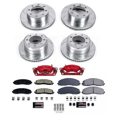 Power Stop KC6405 Z23 Daily Driver Carbon-Fiber Ceramic Pads Drilled & Slotted