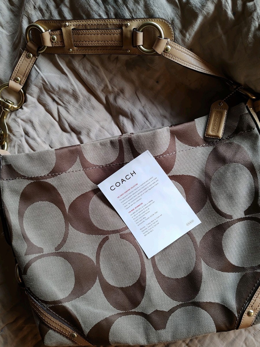 archive COACH Signature Hobo Hand Bag