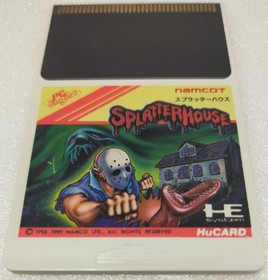 PC Engine  SPLATTER HOUSE HuCard Only Tested Working 