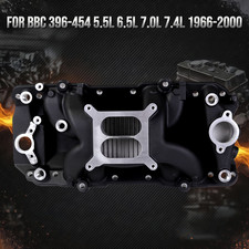 Big Block Chevy Air Gap Bbc Intake Manifold Oval Port 396 402 427 454 Black
