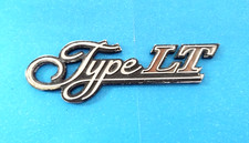 1978 1979 Chevrolet Camaro Type Lt Metal Sail Panel Emblem
