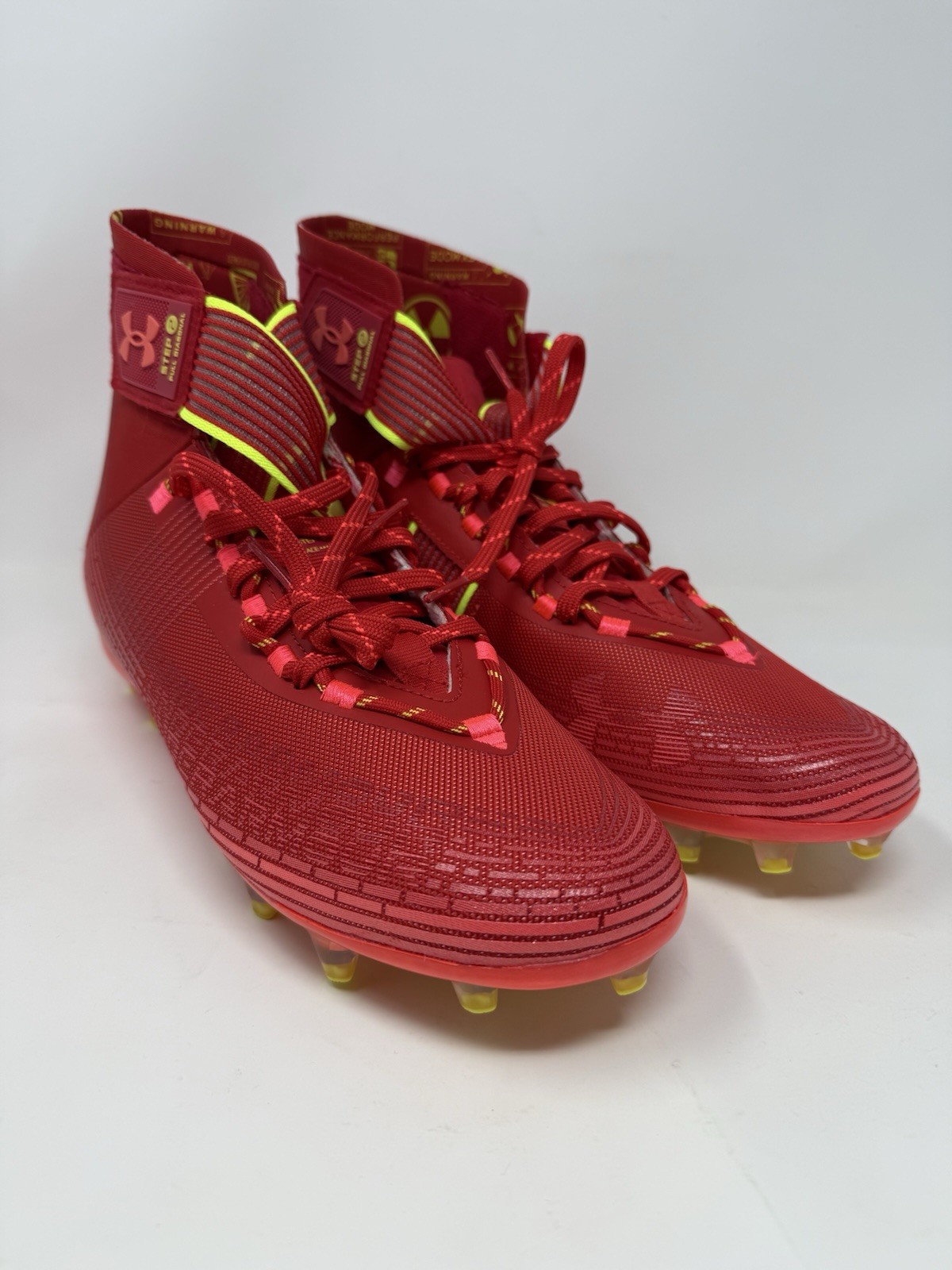Under Armour Highlight Football Cleat Men's Red New without Box Size 12