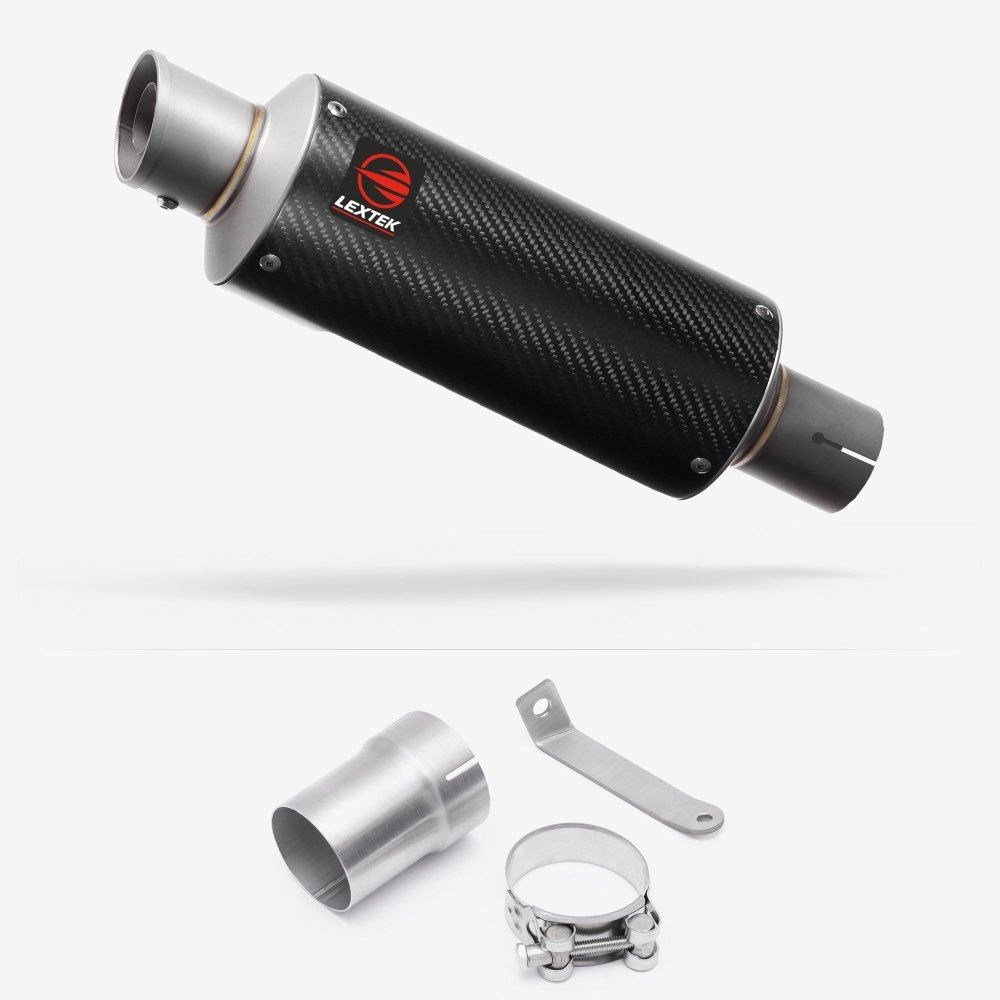Lextek GP8C Stubby Exhaust with Link Pipe for Ducati Multistrada 1200 15-17
