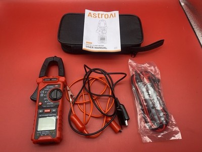 AstroAi Digital Clamp Meter CM4KOR 2000counts NON-contact Voltage Detection