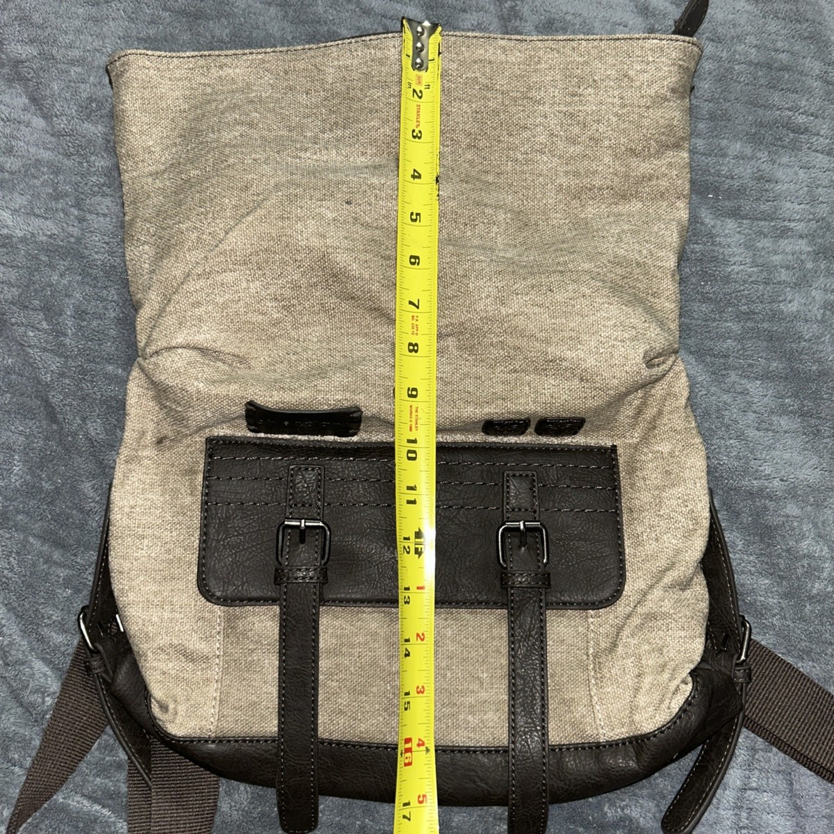 Sherpani Backpack Purse Amelia Fold Over Wool/leather | eBay