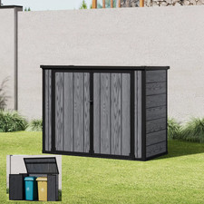 SALE-Lifetime 4.6ft" X 3.5ft"(1.4m X 1m) Horizontal Storage Shed Grey