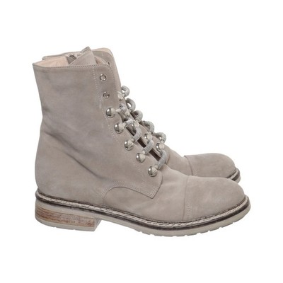 Fru.it, Schnürstiefel, Größe: 38, Beige, Leder, Damen #Nux