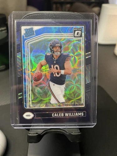 2024 Donruss Optic - Rated Rookie Caleb Williams #201 Blue Scope Prizm (RC)