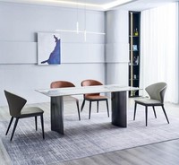 Esszimmer MöBel WeißEr Esstisch 4X Kunstleder StüHle Luxus Einsitzer