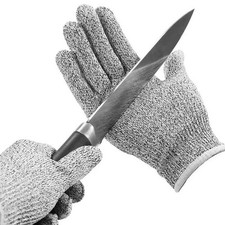 Gloves Stainless Steel Mesh Safety Cut Proof ...