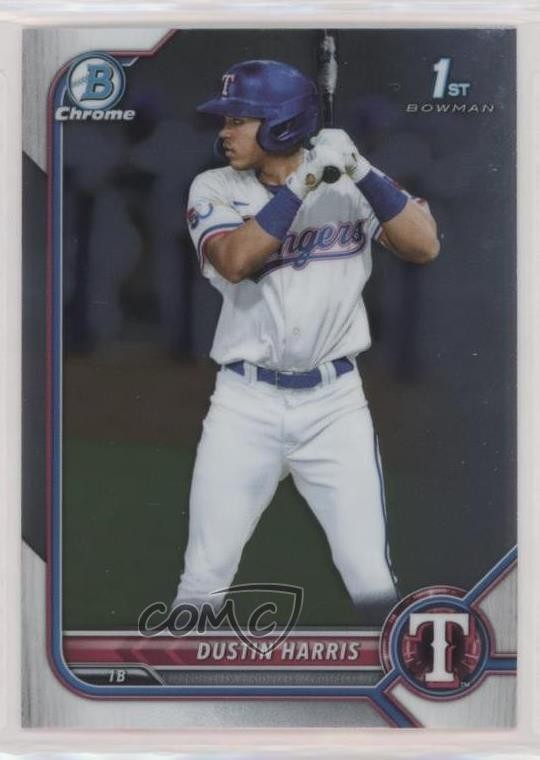 2022 Bowman Chrome Prospects Dustin Harris #BCP-119 5y6