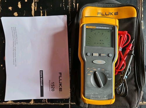 Fluke 1520 250/500/1000V Megohmmeter/Insulation Tester to 4000MOhm