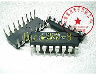 NEW 1PCS Manu:  Encapsulation:DIP-16,Synchronous 4-Bit Binary DM74LS193N #vn