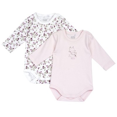 Chicco Langarmbody Neugeborene Baumwolle Schulteröffnung 0-24M Babykleidung