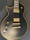 Harley Benton SC-Custom III Vintage Black Satin LP w/ Gold Hardware + Grover Tun