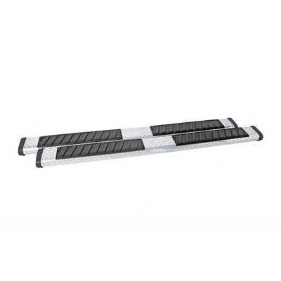 Dee-Zee Side Steps For GMC Sierra 1500 2009 2010 2011 | Oval | Crew Cab | Silver