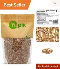 Organic Super 6 Seeds Mix, 2.2 lb 35.2 oz, GMO-Free, Kosher, , Rich in Fiber,... 12.72 per gallon