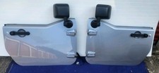 2007-2018 Jeep Wrangler Silver Half Doors Jk Jku Oem 2 Door Front Set