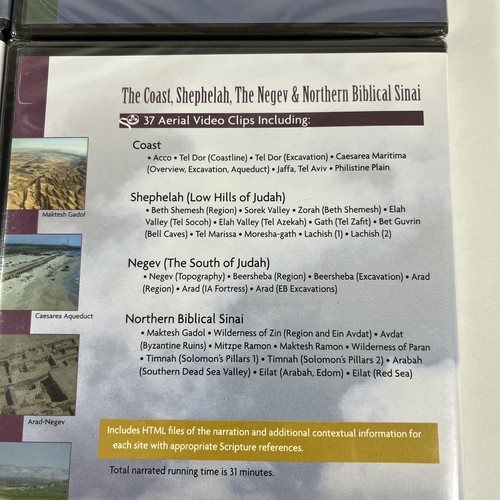 Above Israel DVDs 1 2 3 4 Set, Exceptional Aerial Footage w/ Narration RARE 2004 - Picture 9 of 14