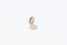 Pandora CZ Embellished Floral Dangle Bead Cha...