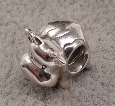 Original Pandora Retired Silber Kuh Tier Bead Charm 790565 S925 ALE 