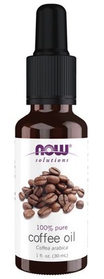 NOW Coffee Oil - 1 fl oz Coffea Arabica Seed Oil, Cold Pressed from Roasted Bean