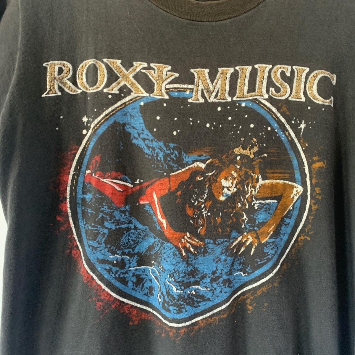 ＜6(ROKU)＞ROXY MUSIC T-SHIRT/Tシャツ ROXY MUSIC 'FOR YOUR PLEASURE' 80'S T-SHIRT – Temple of