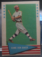 1961 Fleer Baseball Greats - Frank Home Run Baker #6 (EX+)