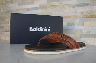 Baldinini Toe Shoes Sandals Makai Brown EU 40 42 43 Former RRP  340
