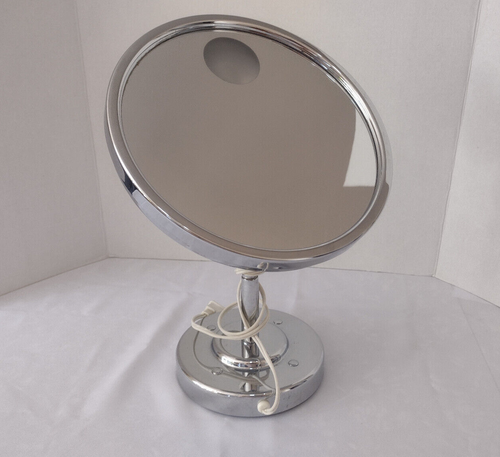 Conair BE5 Lighted Makeup Mirror Triple Magnification Gooseneck Adjustable