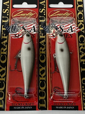 Jerkbaits by Lucky Craft, Lot of 2 Pointer 78Sp 3/8 oz., New
