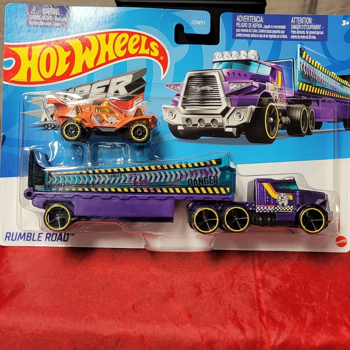 Hot Wheels Super Rigs Semi Trucks 1:64 Scale Diecast Truck Trailer