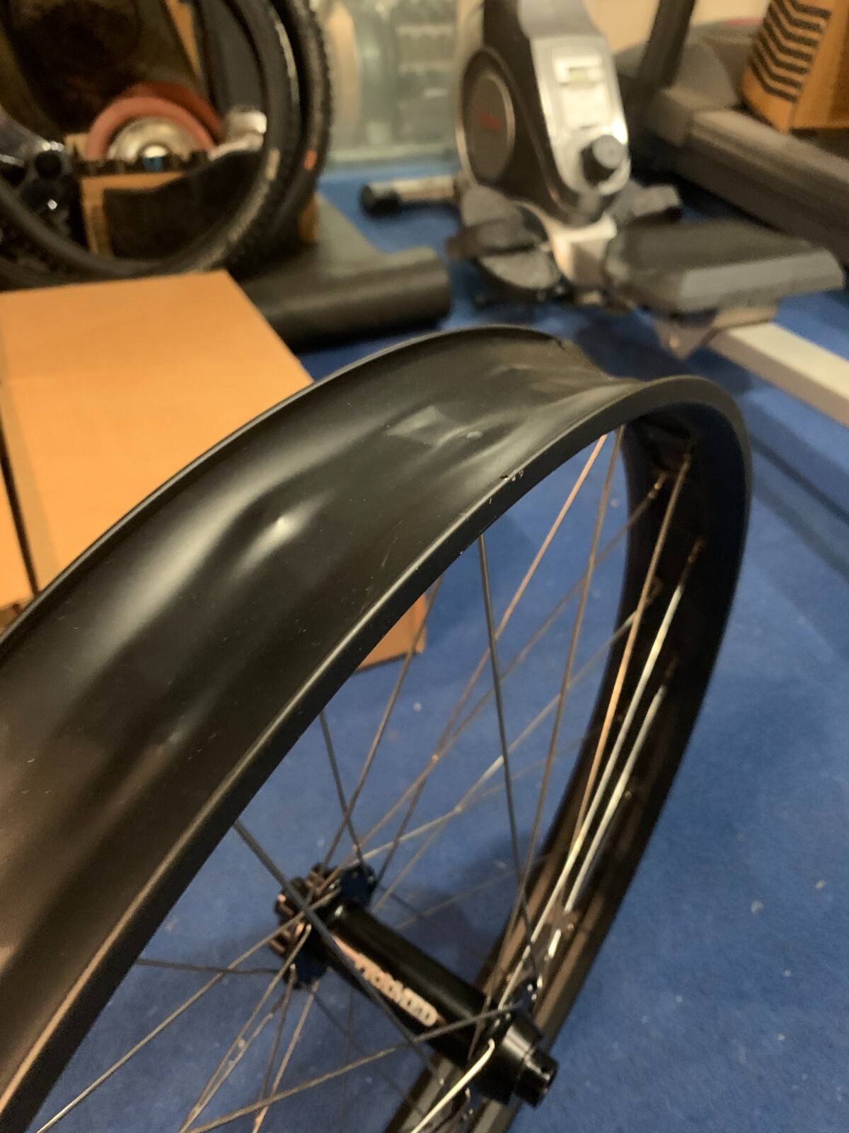 Framed 27.5" Fat Bike Alloy Wheelset 15 x 150mm 12 x 197mm HG 6 bolt