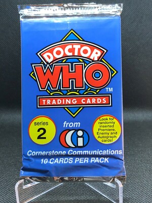 Doctor Who Series 2 Trading Card 1 FACTORY SEALED 10 Card Pack 1994 Cornerstone