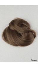 Dollmore 100 gram hair Heat Resistant Hair Ash Khaki 24 : 100g