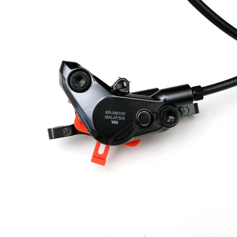 Conjunto de freio a disco hidráulico para bicicleta MTB SHIMANO DEORE BR-BL-M6100 F&R 800/1450mm (OE) - Imagem 4 de 4