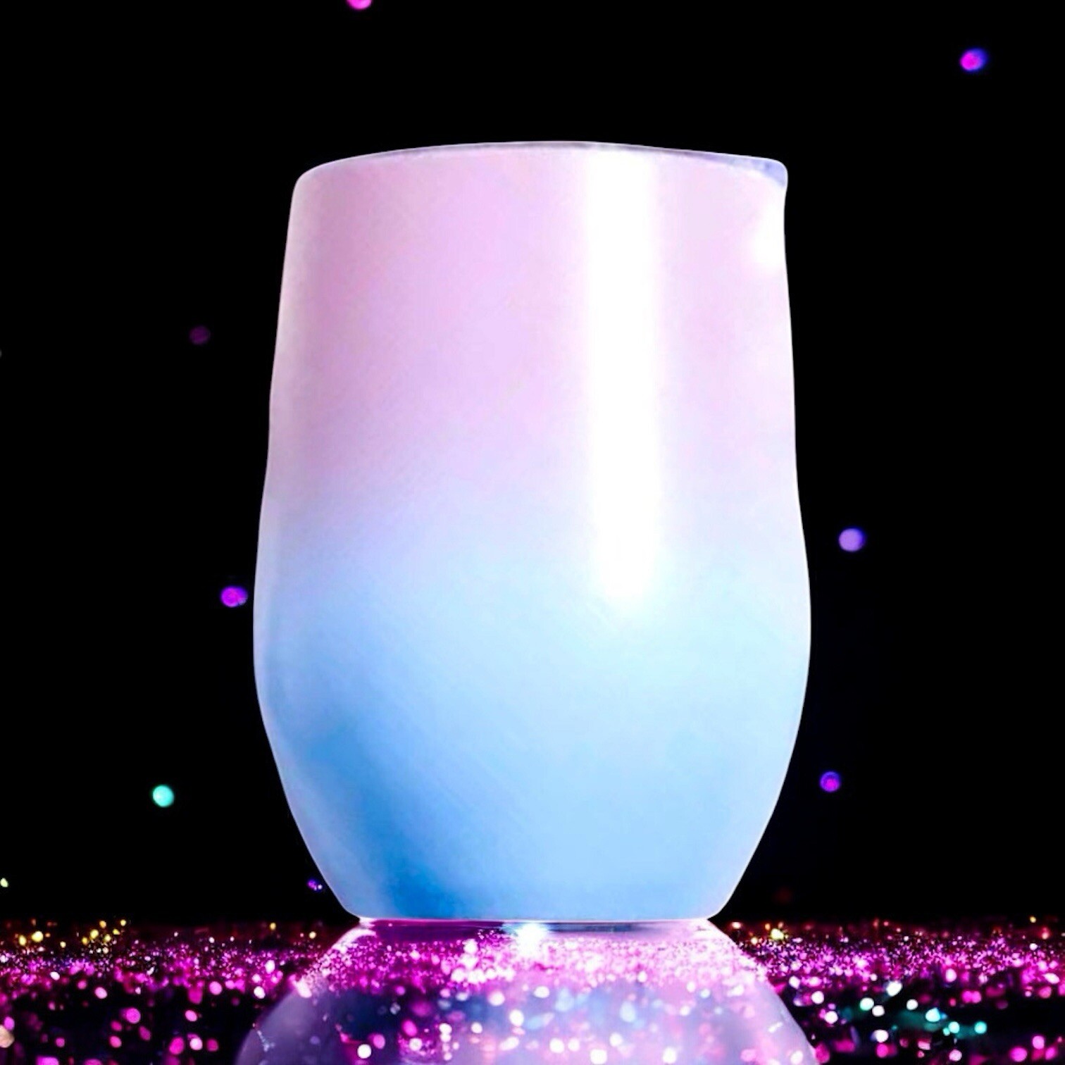 CHIC & TONIC Wine Tumbler in Ombre Brand New In Box