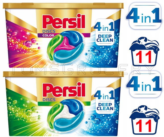 PERSIL 4in1 DISCS WHITE + COLOR Deep Clean Laundry Detergent Pods Capsules eBay