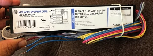 Lot Of 10 GE 4 LED Lamp Driver LED15T8 DR D4L