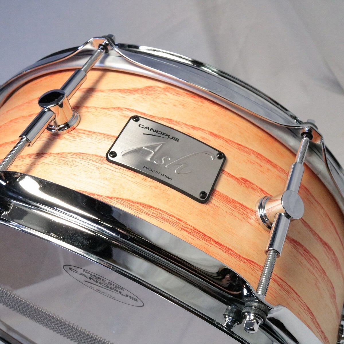 CANOPUS / AH-1455 ASH Snare Drum 14x5.5 Violet Storm Ash Oil