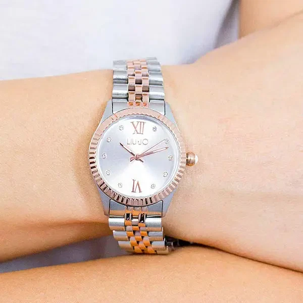 LIU JO TINY TLJ1223 OROLOGIO DONNA ACCIAIO 30mm ROSE' LIST. 119€ SOTTOCOSTO - Immagine 2 di 4