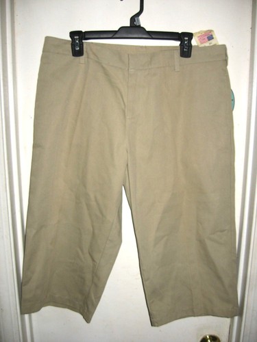 Fit America Khaki School Uniform Capri 