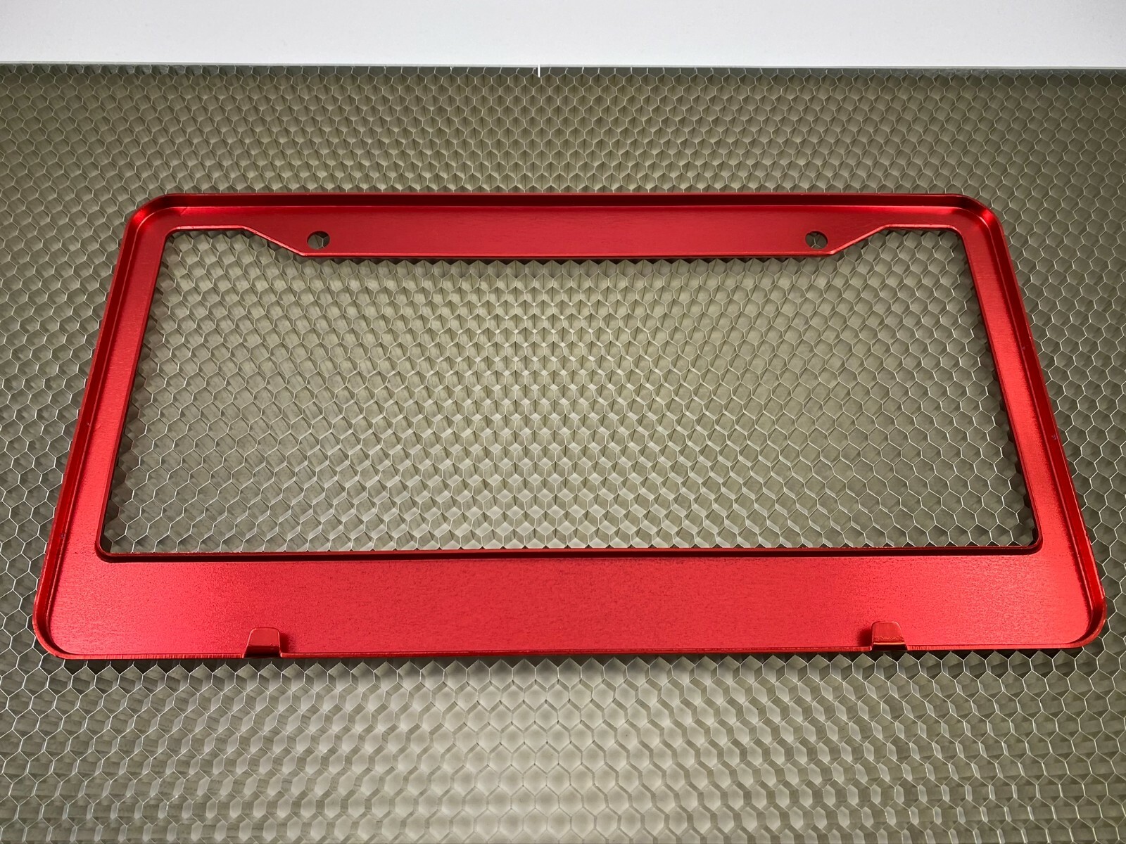 RED Anodized ALUMINUM Standard CAR License Plate Tag Frame eBay