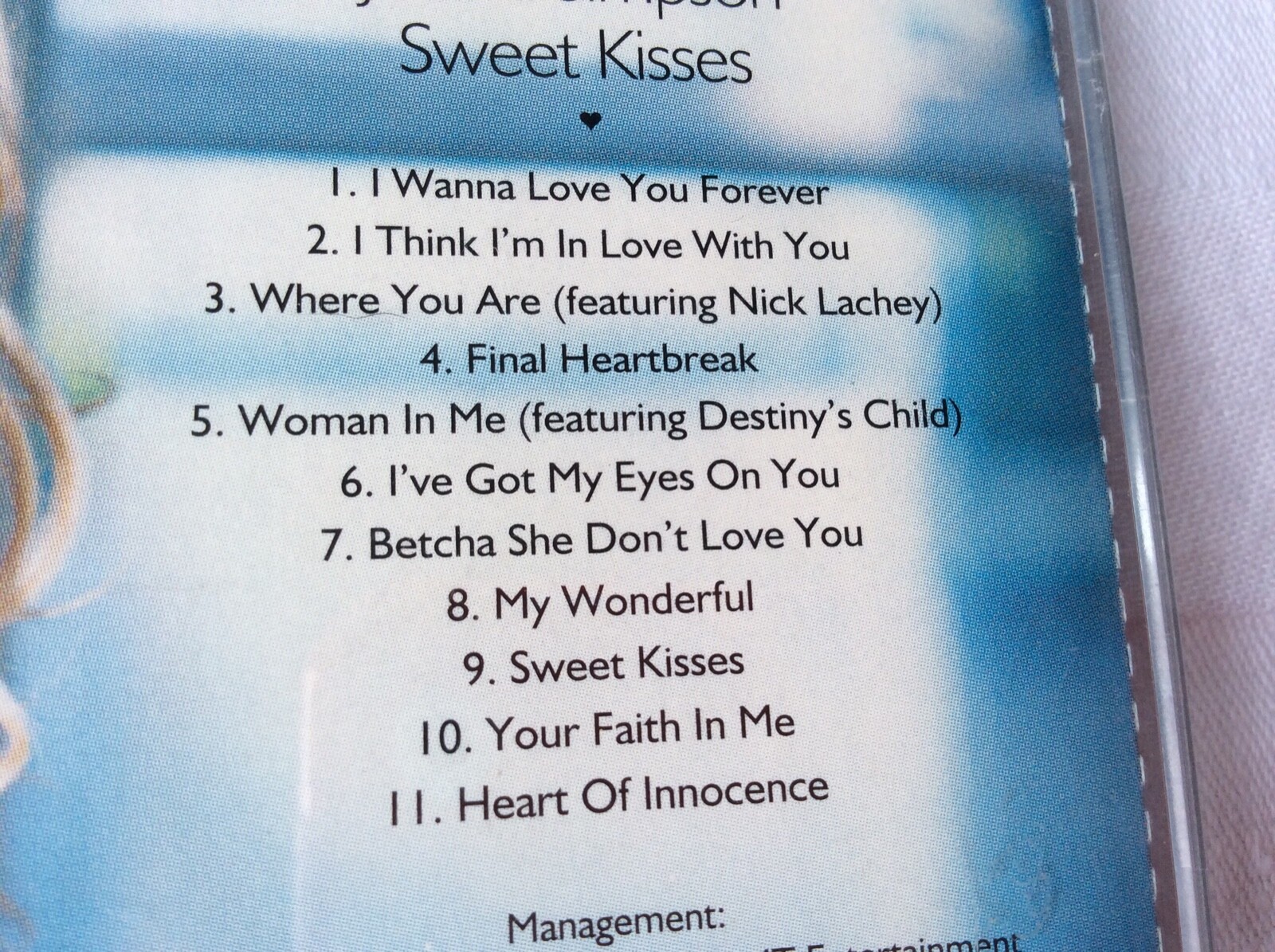 Sweet Kisses Jessica Simpson Audio CD 74646909621 eBay