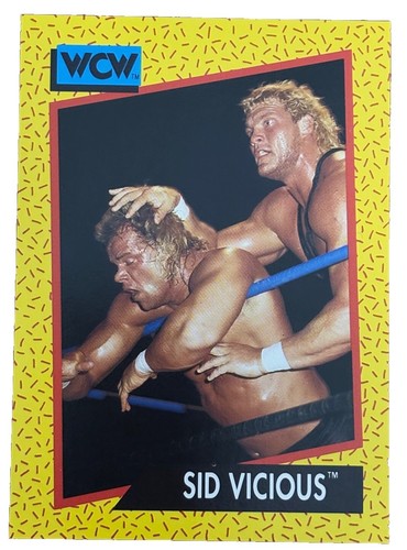 Excellent: Vintage 1991 Impel WCW Sid Vicious Trading Card - Picture 1 of 2